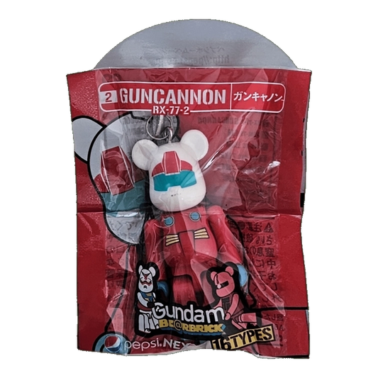 Bearbrick PEPSI.NEX × Gundam - 2 RX-77-2 GUNCANNON 70% in der Verpackung