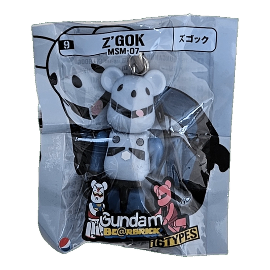 Bearbrick PEPSI.NEX × Gundam - 9 MSM-07 Z'GOK 70% in der Verpackung