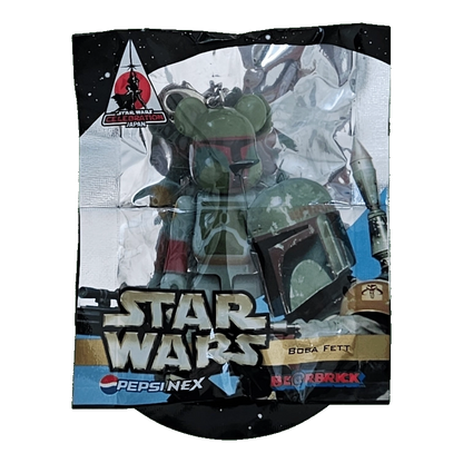 Bearbrick PEPSI.NEX × Star Wars - Boba Fett 70% in der Verpackung