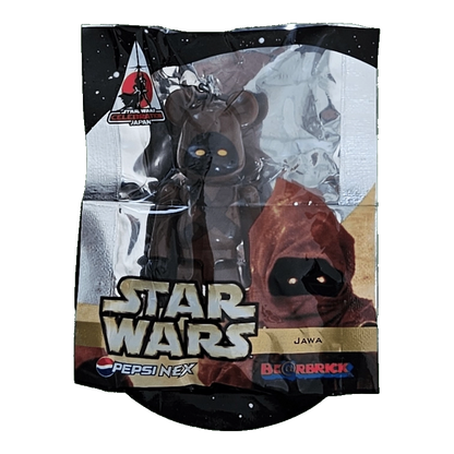 Bearbrick PEPSI.NEX × Star Wars - Jawa 70% in der Verpackung