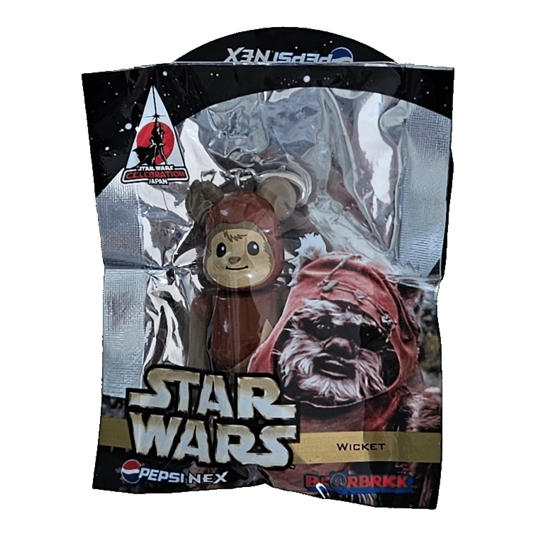 Bearbrick PEPSI.NEX × Star Wars - Wicket 70% in der Verpackung