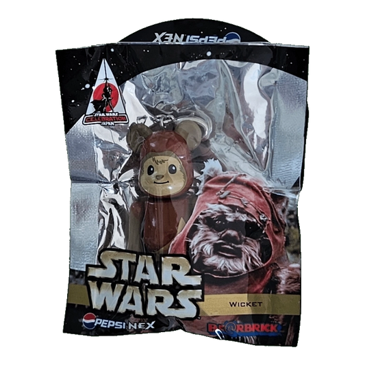 Bearbrick PEPSI.NEX × Star Wars - Wicket 70% in der Verpackung