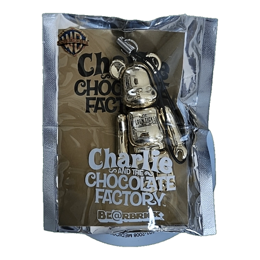 Bearbrick PEPSI.NEX × Warner Bros. - Charlie and the Chocolate Factory 70% in der Verpackung