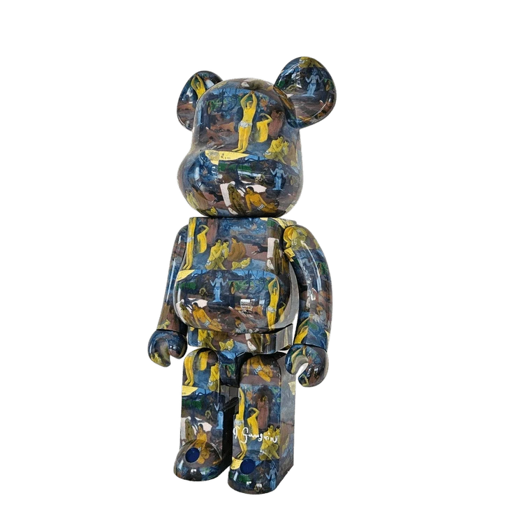 Bearbrick Paul Gauguin Where Do We Come From 1000% schräg