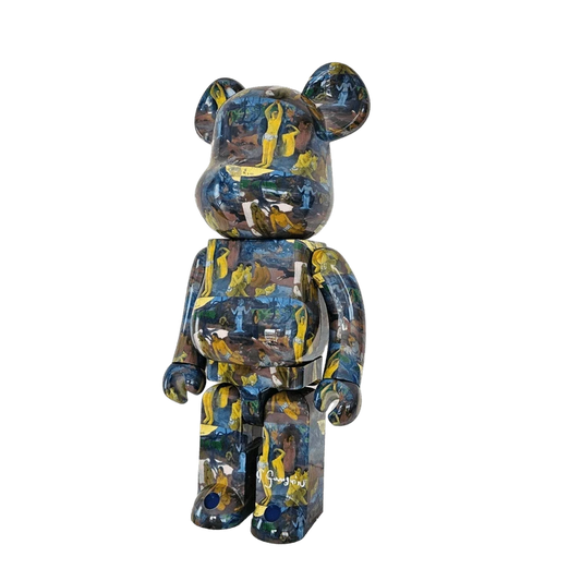 Bearbrick Paul Gauguin Where Do We Come From 1000% schräg