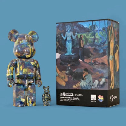 Bearbrick Paul Gauguin Where Do We Come From 100%+400% mit Verpackung