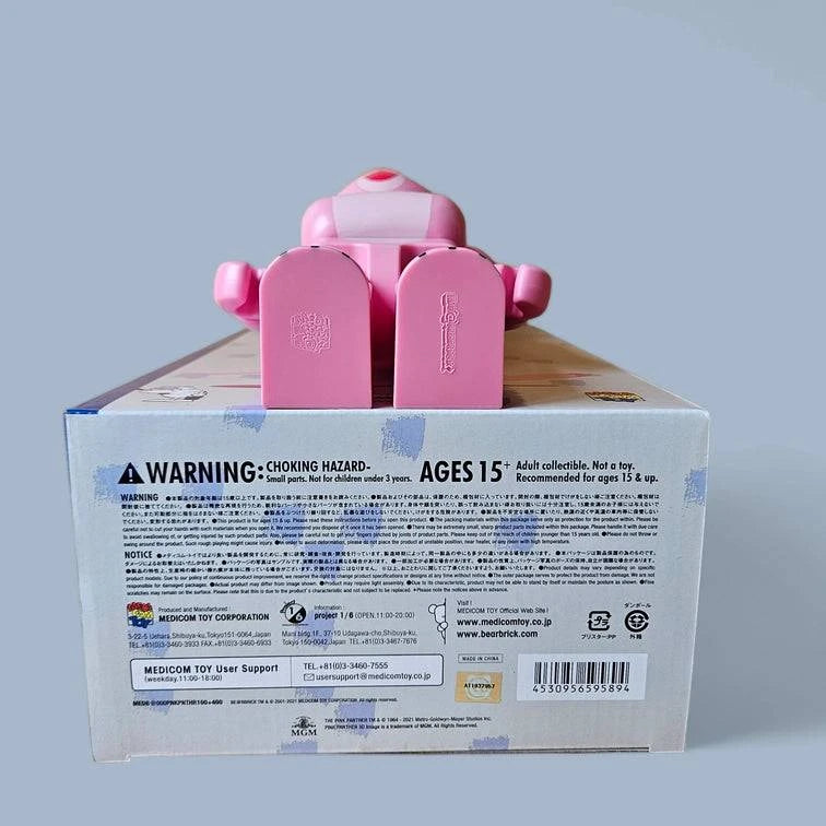 Bearbrick Pink Panther 100%+400% Echtheitsmerkmale