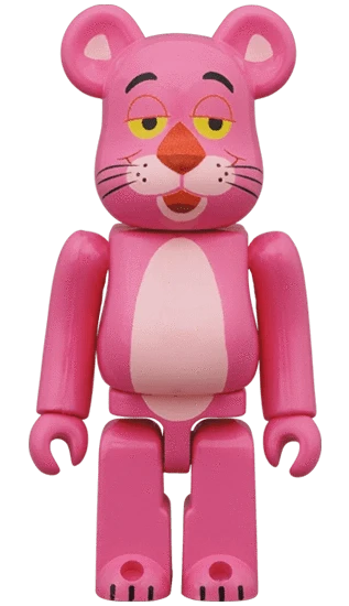 Bearbrick Pink Panther 100%+400% Herstellerbild 2