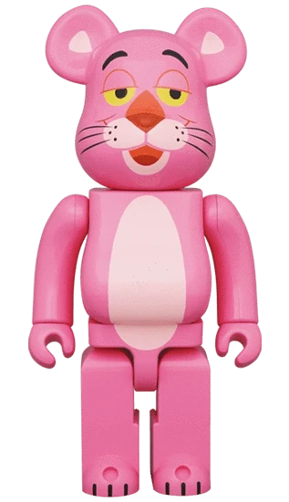 Bearbrick Pink Panther 100%+400% Herstellerbild 3