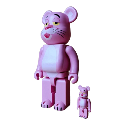 Bearbrick Pink Panther 100%+400% schräg