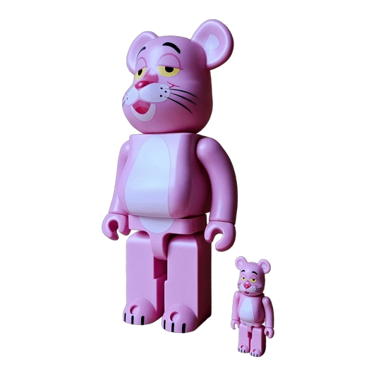 Bearbrick Pink Panther 100%+400% schräg