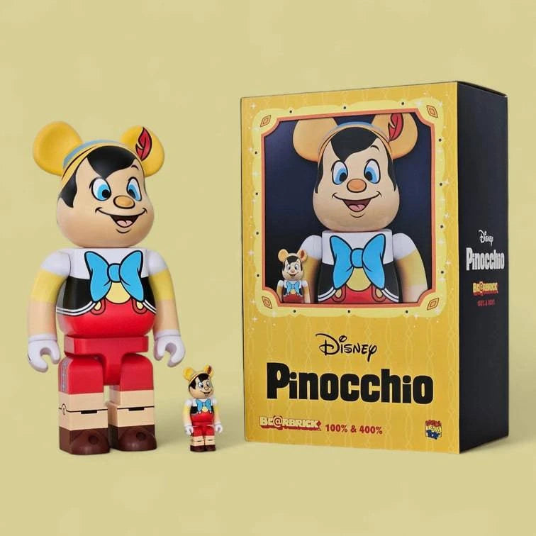 Bearbrick Pinocchio [Disney] 100%+400% mit Verpackung