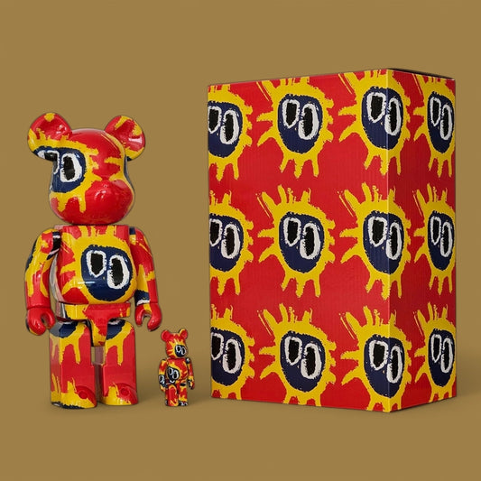 Bearbrick Primal Scream 'screamadelica' 100%+400% mit Verpackung