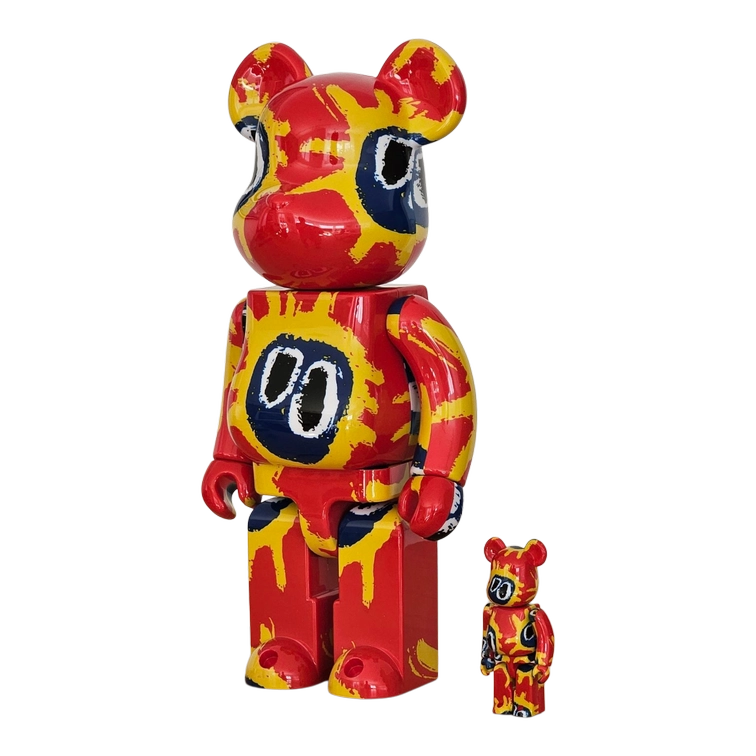 Bearbrick Primal Scream 'screamadelica' 100%+400% schräg