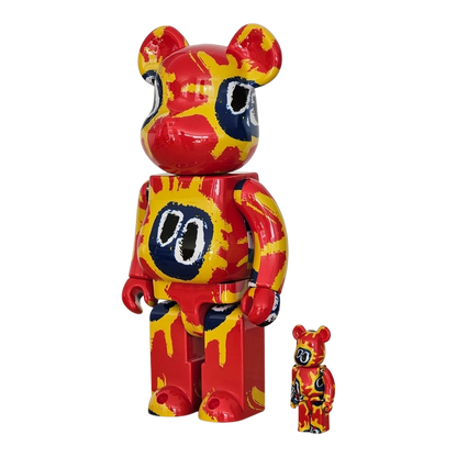 Bearbrick Primal Scream 'screamadelica' 100%+400% schräg