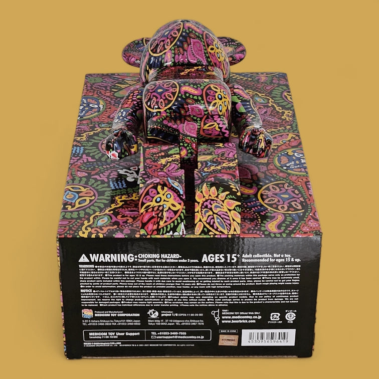 Bearbrick Psychedelic Paisley 100%+400% Echtheitsmerkmale