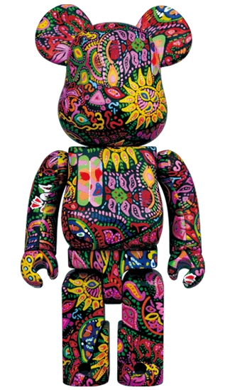 Bearbrick Psychedelic Paisley 100%+400% Herstellerbild 3