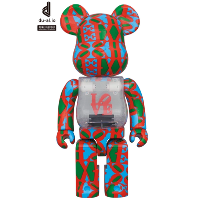 Bearbrick Robert Indiana LOVE 400% Herstellerbild 1