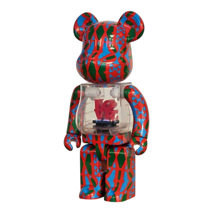 Bearbrick Robert Indiana LOVE 400% schräg