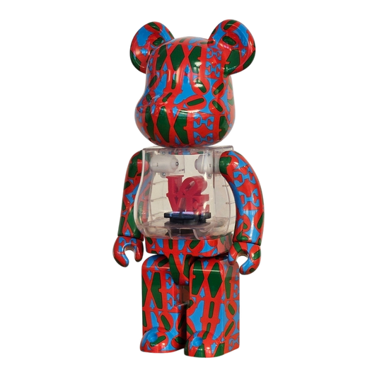 Bearbrick Robert Indiana LOVE 400% schräg