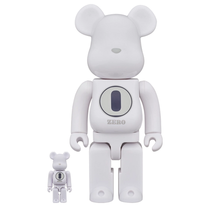 Bearbrick Robert Indiana × fragmentdesign White 100%+400% Herstellerbild 1