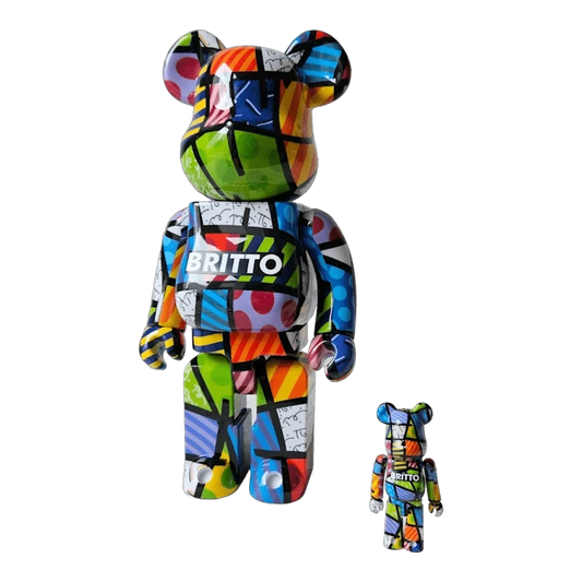 Bearbrick Romero Britto schräg