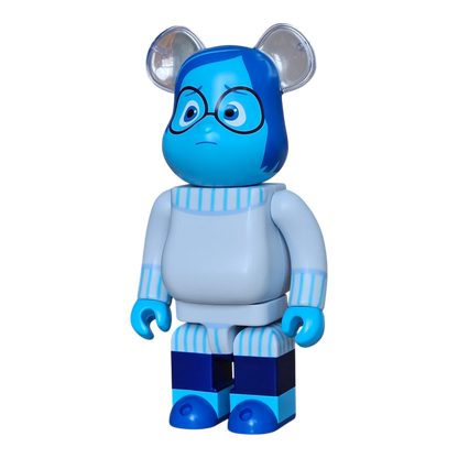 Bearbrick Sadness [Inside Out] 400% schräg