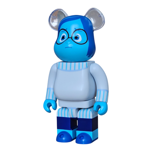 Bearbrick Sadness [Inside Out] 400% schräg