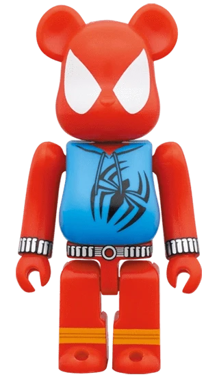 Bearbrick Scarlet Spider 100%+400% Herstellerbild 2