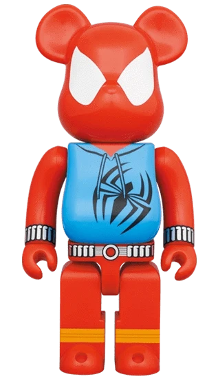 Bearbrick Scarlet Spider 100%+400% Herstellerbild 3