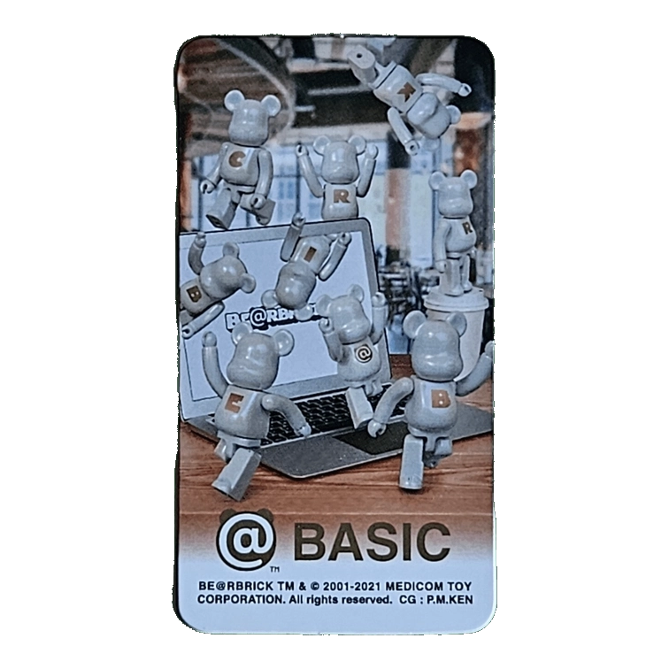 Bearbrick Series 42 Basic Letter 100% Begleitkarte