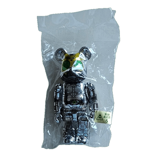 Bearbrick Series 42 SF Sorayama 'Black Shadow Moon' 100% in Folie