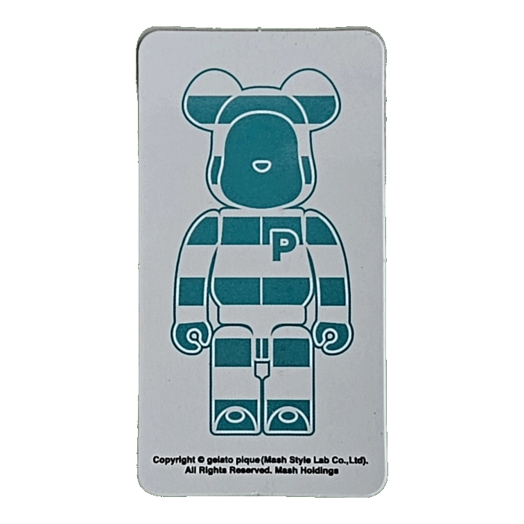 Bearbrick Series 43 Artist 'Gelato Pique Mint' 100% Begleitkarte