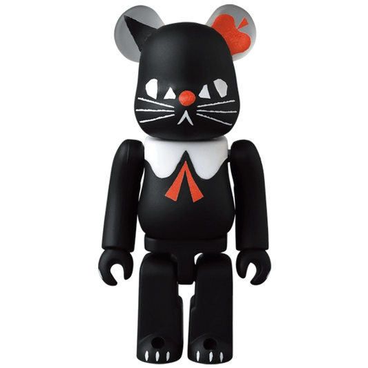 Bearbrick Series 43 Artist 'Robin the Black Cat' 100% Herstellerbild