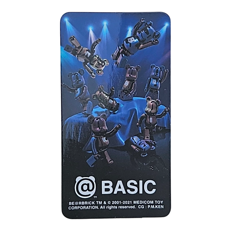 Bearbrick Series 43 Basic Letter 100% Begleitkarte