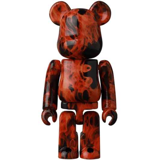 Bearbrick Series 44 Pattern 'Fire' 100% Herstellerbild