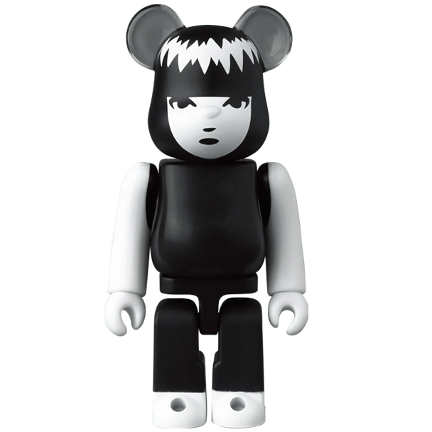 Bearbrick Series 45 Horror 'Emily the Strange' 100% Herstellerbild