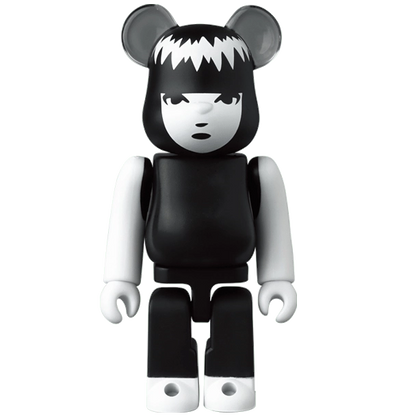 Bearbrick Series 45 Horror 'Emily the Strange' 100% Herstellerbild