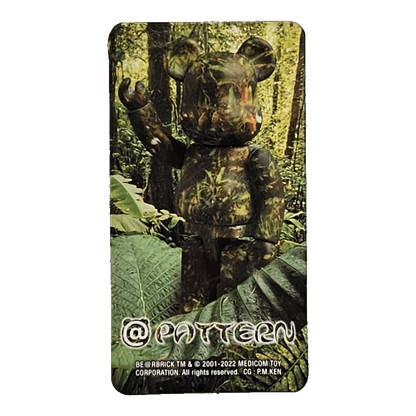 Bearbrick Series 45 Pattern 'Jungle' 100% Begleitkarte