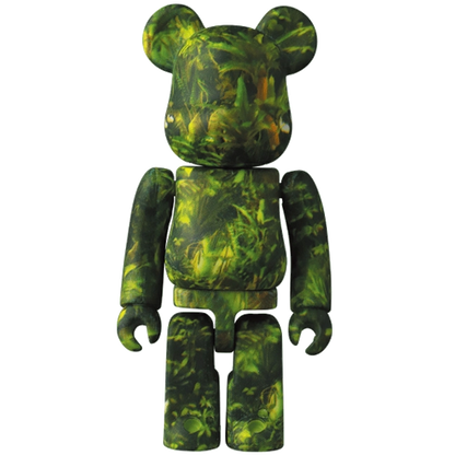 Bearbrick Series 45 Pattern 'Jungle' 100% Herstellerbild