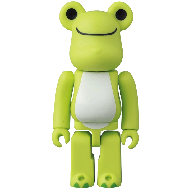 Bearbrick Series 46 Animal 'Pickles the Frog' 100% Herstellerbild