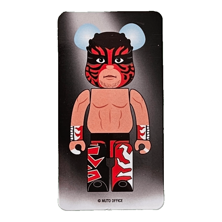 Bearbrick Series 46 Artist 'The Great Muta' [Mask Version] 100% SECRET Begleitkarte