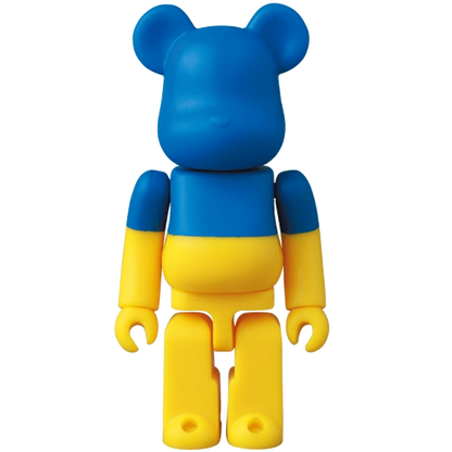 Bearbrick Series 46 Flag 'Ukraine' 100% Herstellerbild