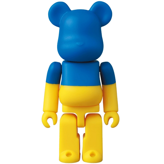 Bearbrick Series 46 Flag 'Ukraine' 100% Herstellerbild