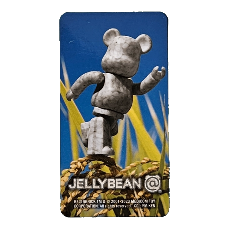 Bearbrick Series 46 Jellybean 'Rice' 100% Begleitkarte