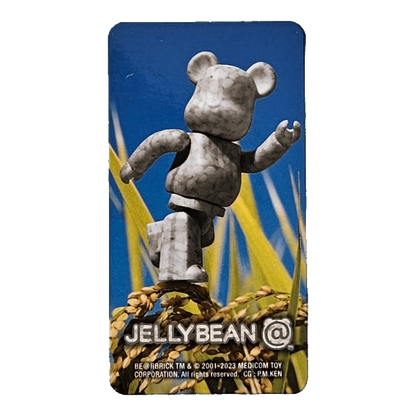 Bearbrick Series 46 Jellybean 'Rice' 100% Begleitkarte