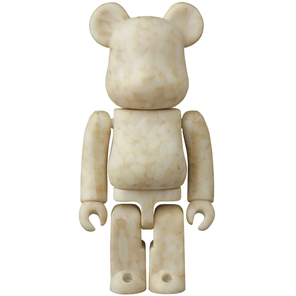 Bearbrick Series 46 Jellybean 'Rice' 100% Herstellerbild