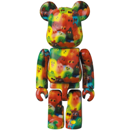 Bearbrick Series 46 Pattern 'Jon Burgerman' 100% Herstellerbild