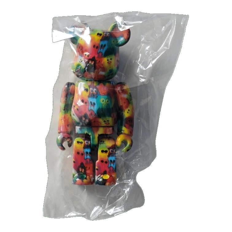 Bearbrick Series 46 Pattern 'Jon Burgerman' 100% in Folie