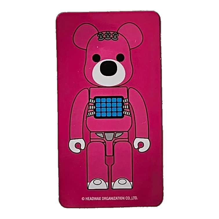 Bearbrick Series 47 Animal 'Psycho Teddy Bear' 100% Begleitkarte